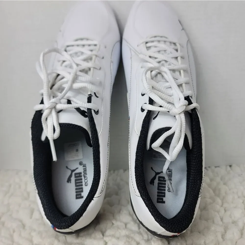 Puma BMW Motorsport Drift Cat 7 White Black Men’s Size 13 Driving Shoes